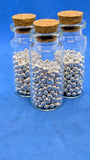 50g Pure Silver Granules in Glass Bottle - .999 Fine Silver