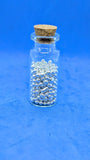 50g Pure Silver Granules in Glass Bottle - .999 Fine Silver